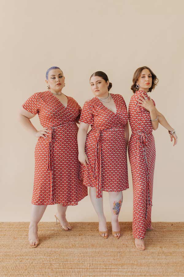 WRAP DRESS - 70's Vibes