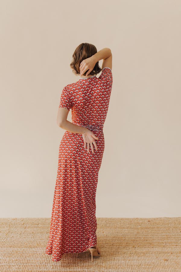 WRAP DRESS - 70's Vibes