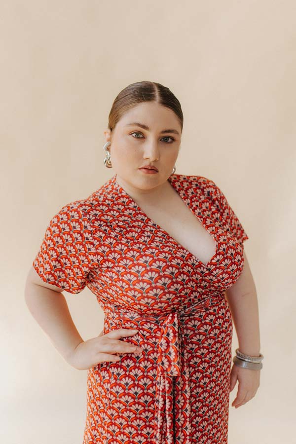 WRAP DRESS - 70's Vibes