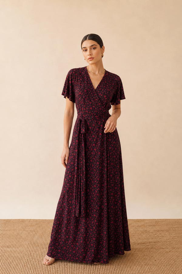 WRAP DRESS - 90's Vibes